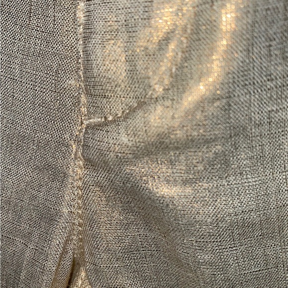 Vintage J . Crew woman metallic career pants size 2 new with tags - Picture 10 of 11